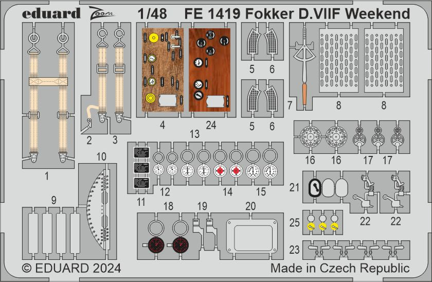 Eduard EDFE1419 Fokker D.VIIF Weekend 1:48