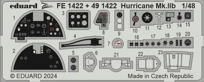Eduard EDFE1422 Hawker Hurricane Mk.IIb 1:48