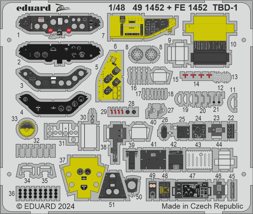 Eduard EDFE1452 Douglas TBD-1 'Devastator' 1:48