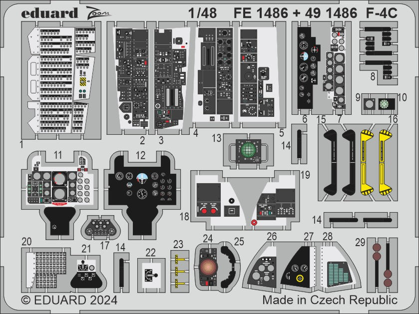 Eduard EDFE1486 McDonnell F-4C Phantom 1:48