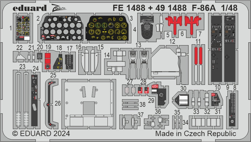 Eduard EDFE1488 North-American F-86A Sabre 1:48
