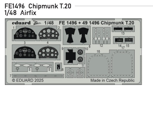 Eduard EDFE1496 de Havilland Chipmunk T.20 1:48