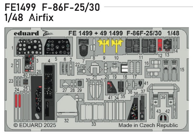 Eduard EDFE1499 North-American F-86F-25/30 1:48