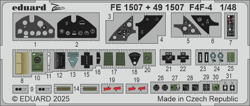 Eduard EDFE1507 Grumman F4F-4 Wildcat 1:48