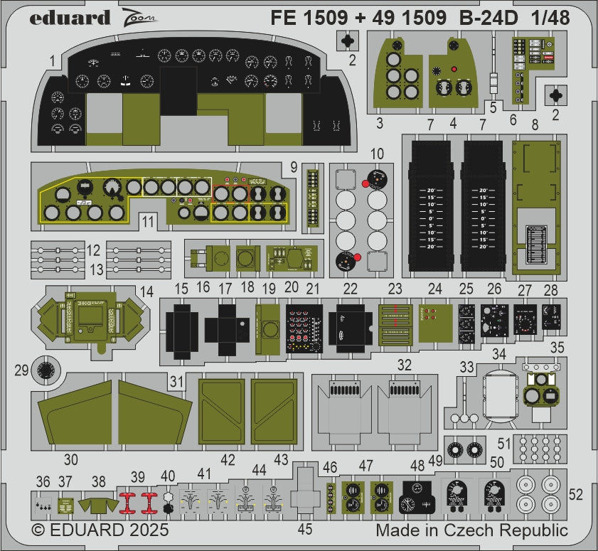 Eduard EDFE1509 Consolidated B-24D Liberator 1:48