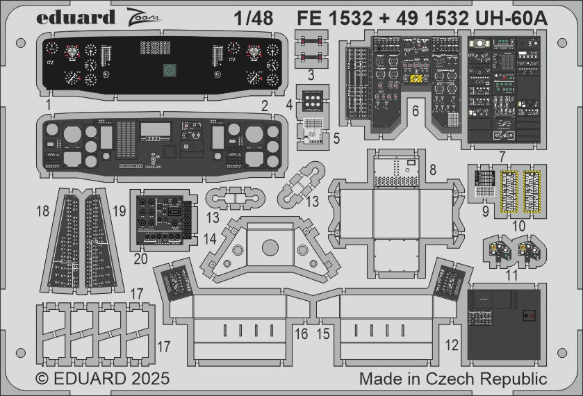 Eduard EDFE1532 Sikorsky UH-60A 1:48