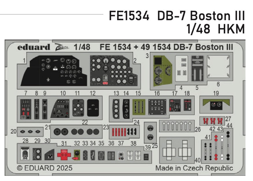 Eduard EDFE1534 Douglas Boston III/US DB-7B 1:48