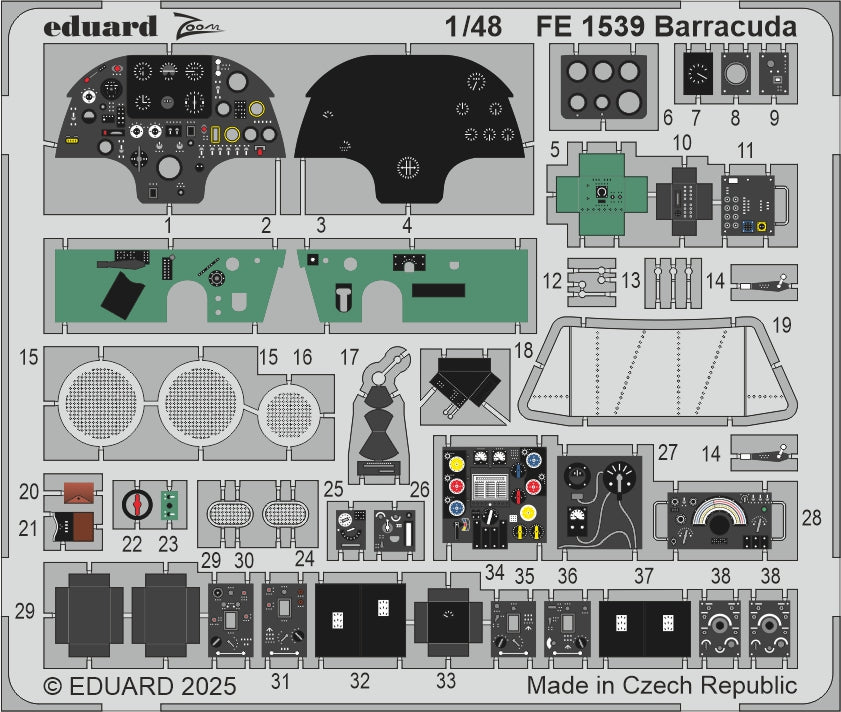 Eduard EDFE1539 Fairey Barracuda Mk.II 1:48