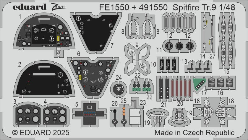 Eduard EDFE1550 Supermarine Spitfire Tr.9 1:48