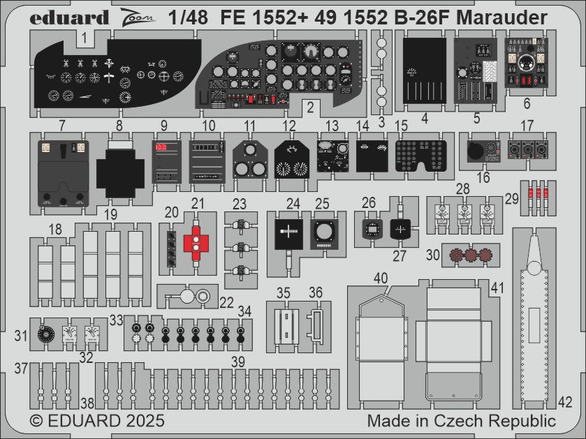 Eduard EDFE1552 Martin B-26F Marauder 1:48