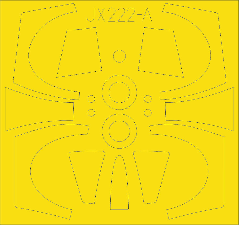 Eduard EDJX222 1:32 Lockheed TF-104G Starfighter canopy frame paint mask