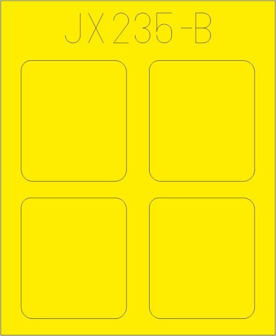 Eduard EDJX235 1:35 Sikorsky MH-60L canopy frame paint mask