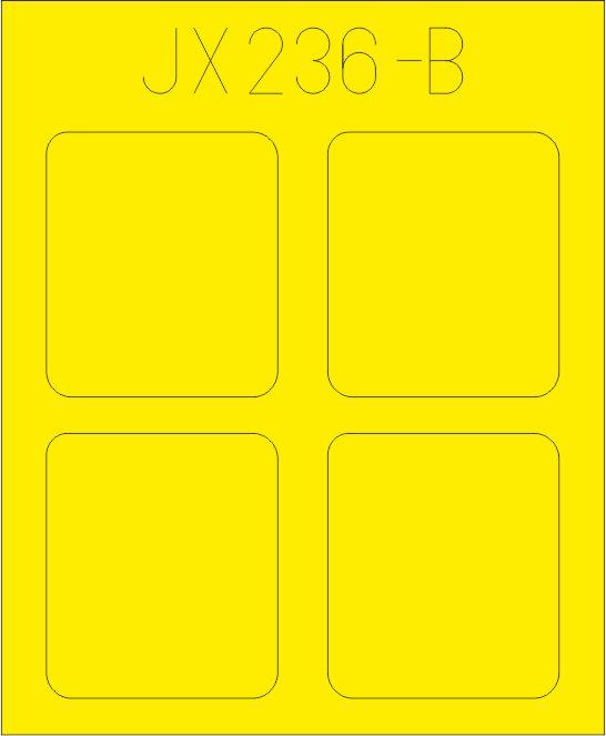 Eduard EDJX236 1:35 Sikorsky MH-60L TFace canopy frame paint mask