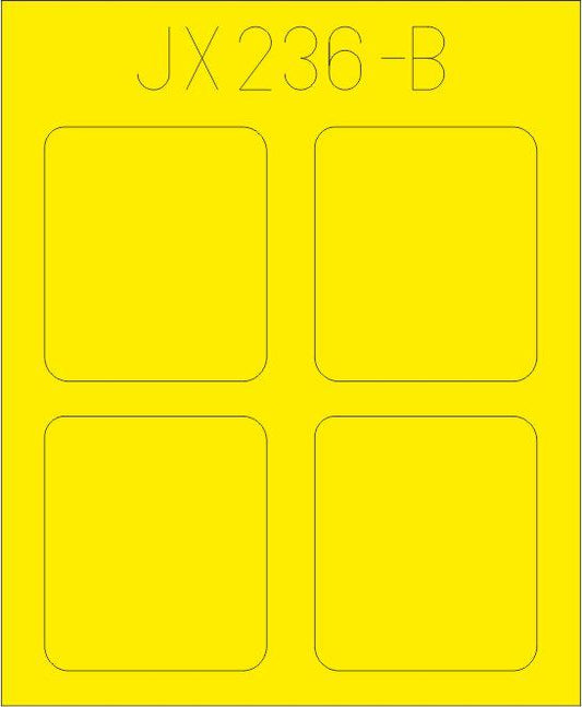 Eduard EDJX236 1:35 Sikorsky MH-60L TFace canopy frame paint mask