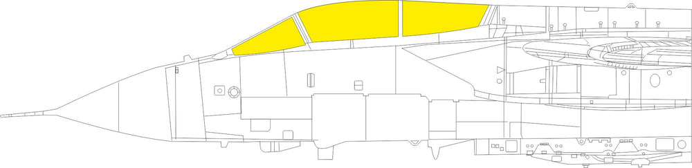 Eduard EDJX286 1:32 Panavia Tornado ECR TFace canopy frame paint mask