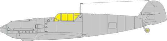 Eduard EDJX329 1:32 Messerschmitt Bf-109E TFace canopy frame paint mask