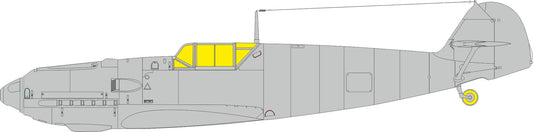 Eduard EDJX331 1:32 Messerschmitt Bf-109F-2 TFace canopy frame paint mask
