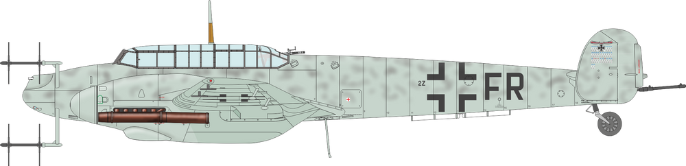 Eduard EDK7465 Messerschmitt Bf-110G-4 Weekend Edition 1:72