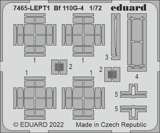 Eduard EDK7465 Messerschmitt Bf-110G-4 Weekend Edition 1:72