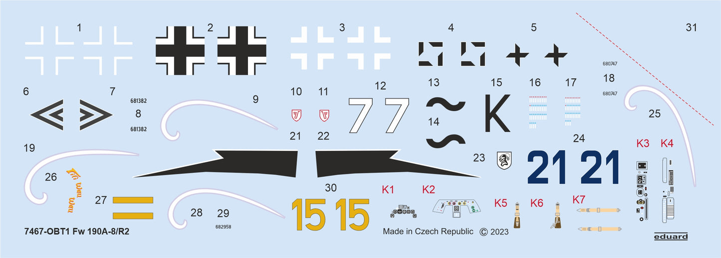 Eduard EDK7467 Focke-Wulf Fw-190A-8/R2 Weekend Edition 1:72