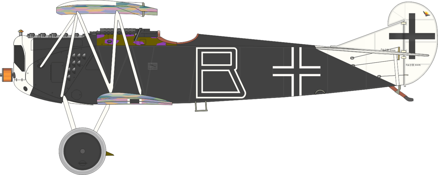 Eduard kits EDK8136 1:48 Fokker D.VII