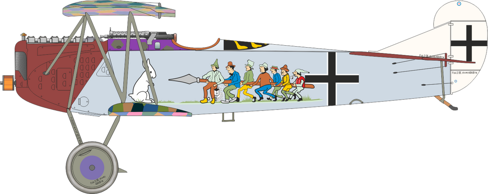Eduard kits EDK8136 1:48 Fokker D.VII