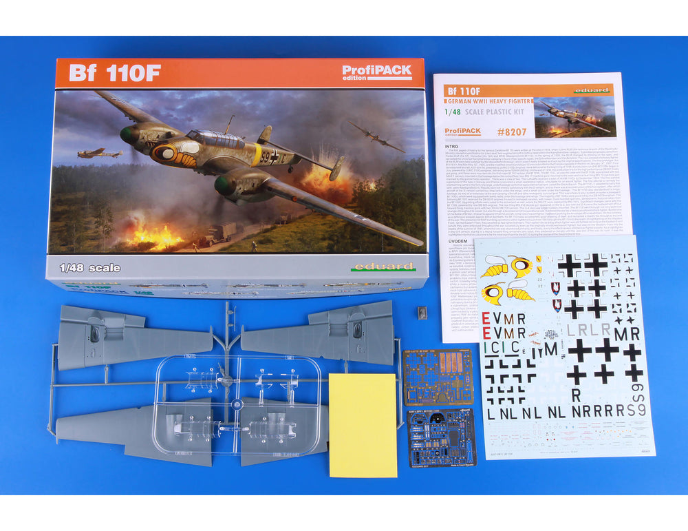 Eduard EDK8207 Messerschmitt Bf-110F ProfiPACK 1:48