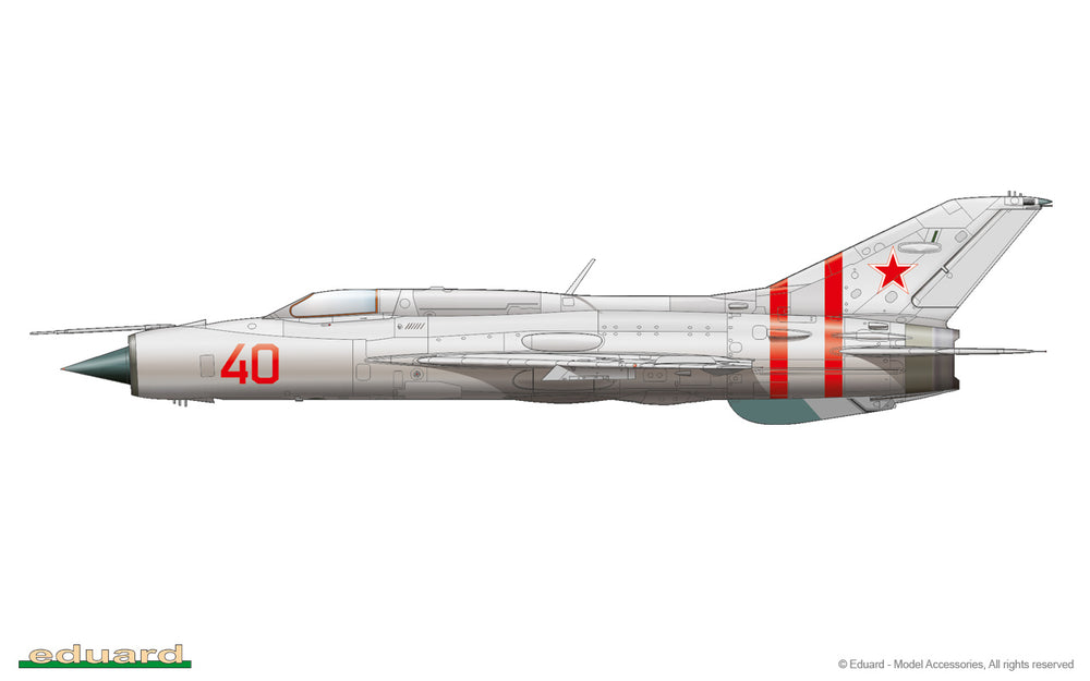 Eduard EDK8236 Mikoyan MiG-21PF ProfiPACK 1:48