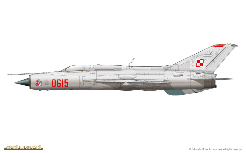 Eduard EDK8236 Mikoyan MiG-21PF ProfiPACK 1:48