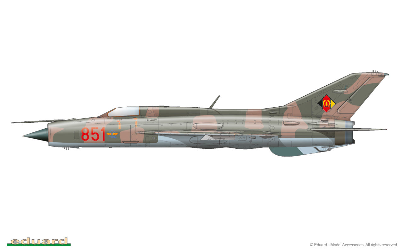 Eduard EDK8236 Mikoyan MiG-21PF ProfiPACK 1:48