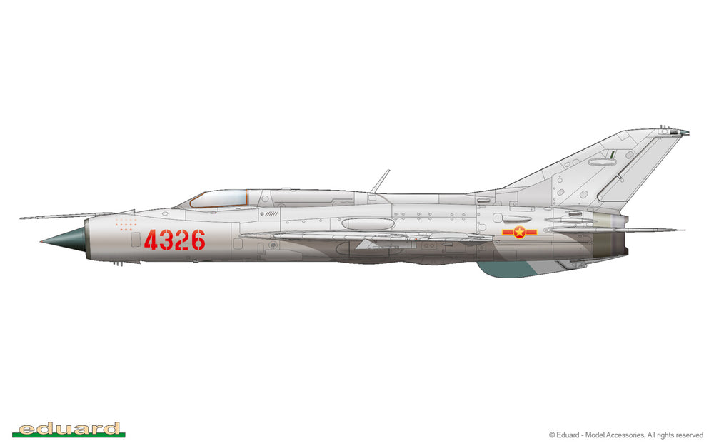 Eduard EDK8236 Mikoyan MiG-21PF ProfiPACK 1:48