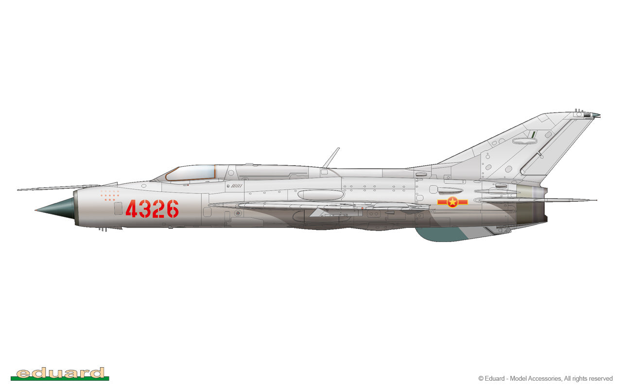 Eduard EDK8236 Mikoyan MiG-21PF ProfiPACK 1:48