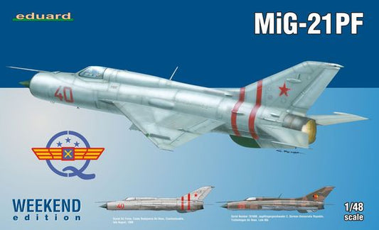 Eduard kits EDK84127 1:48 Mikoyan MiG-21PF Eduard plastic