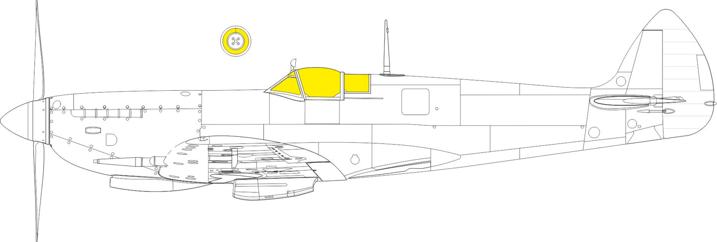 Eduard EDLX009 Supermarine Spitfire Mk.VIII 1:24