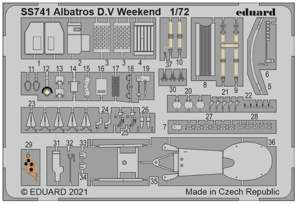 Eduard EDSS741 1:72 Albatros D.V Weekend