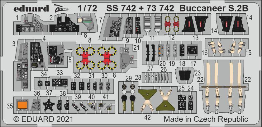 Eduard EDSS742 1:72 Blackburn Buccaneer S.2B