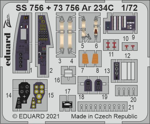 Eduard EDSS756 1:72 Arado Ar-234C