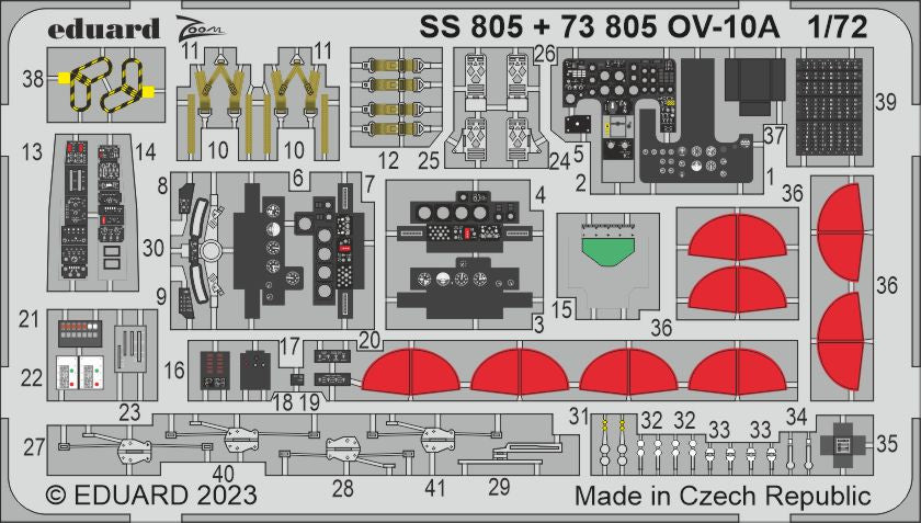 Eduard EDSS805 1:72 North-American/Rockwell OV-10A Bronco