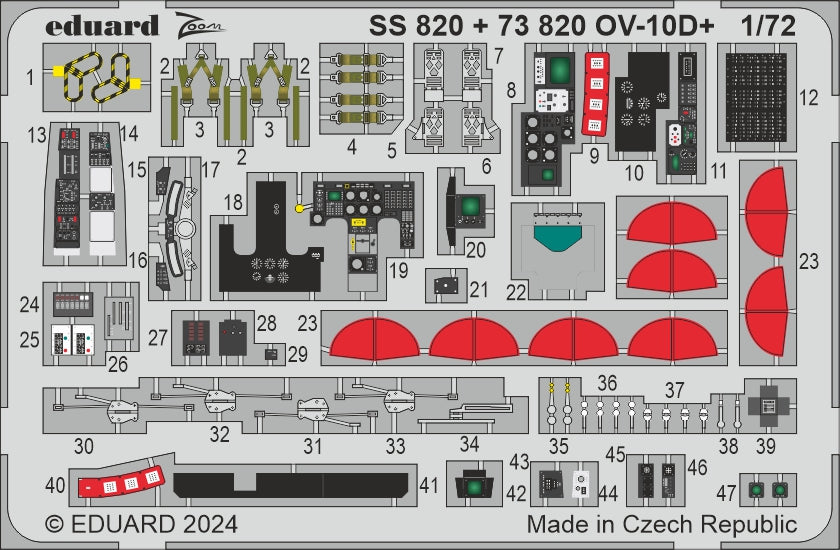 Eduard EDSS820 North-American/Rockwell OV-10D+ Bronco 1:72