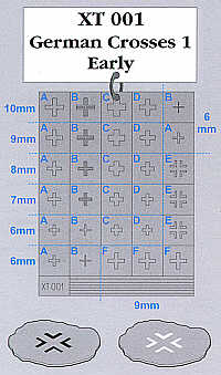 Eduard EDXT001 1:35 German crosses WWII early