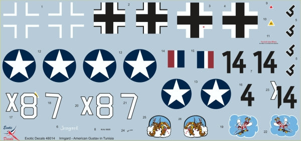 Exotic Decals EED48014 1:48 Irmgard