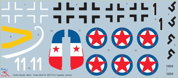 Exotic Decals EED48023 1:48 Partizan Focke-Wulf
