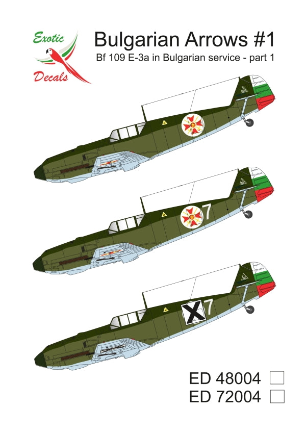 Exotic Decals EED72004 1:72 Bulgarian Arrows #1