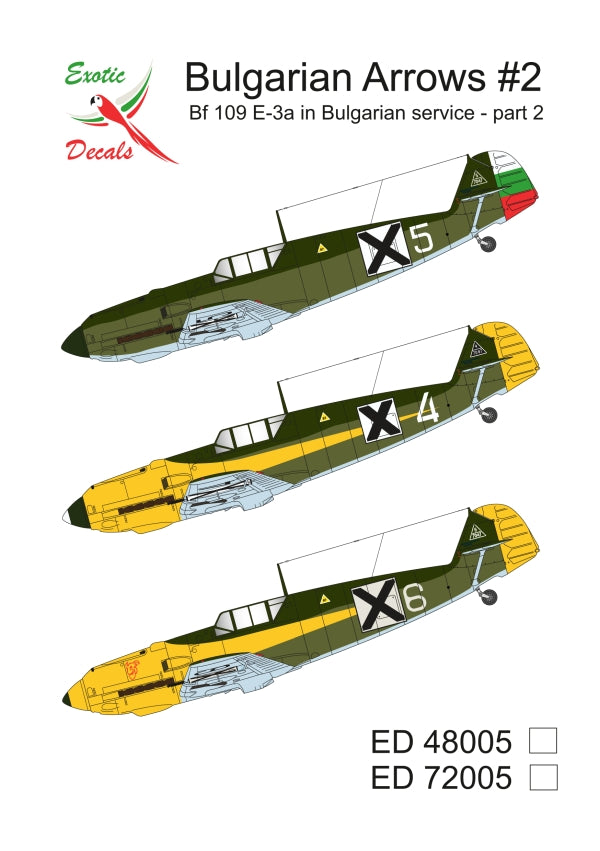 Exotic Decals EED72005 1:72 Bulgarian Arrows #2