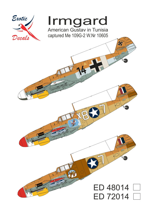 Exotic Decals EED72014 1:72 Irmgard