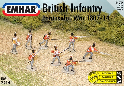 Emhar EM7214 1:72 British Infantry Peninsular War