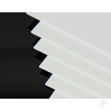 Evergreen 12x24in (30x60cm) White Sheet .100in Thick (2 Sheet per pack) 19100