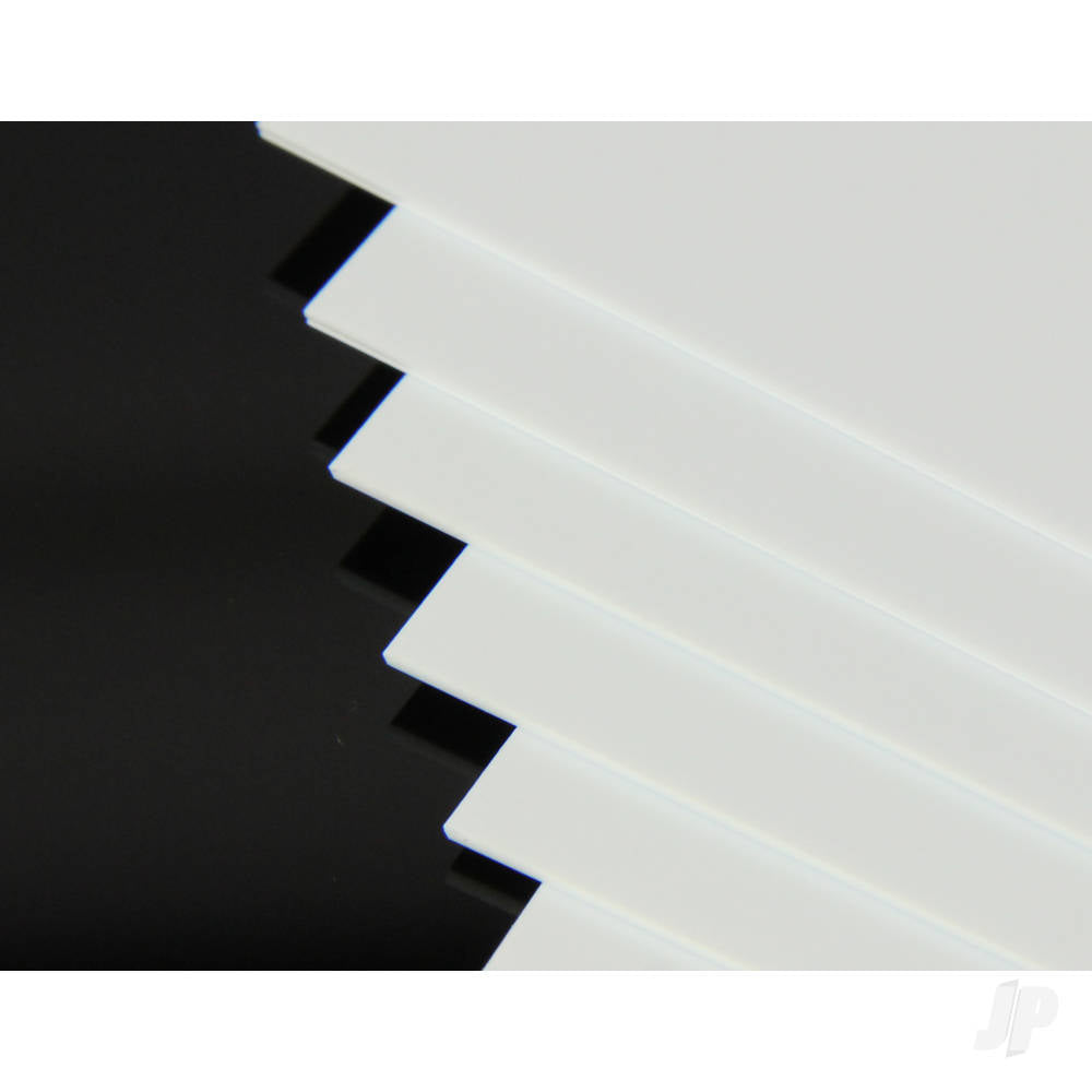 Evergreen 12x24in (30x60cm) White Sheet .125in Thick (2 Sheet per pack) 19125