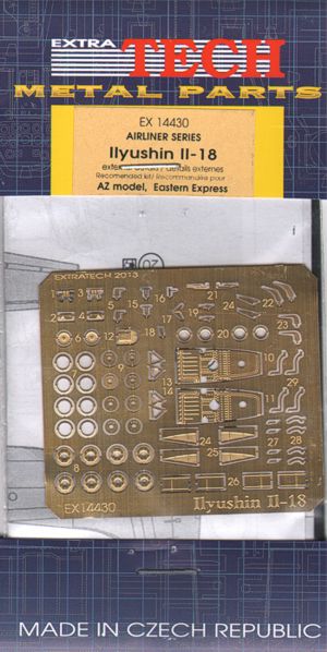 Extra Tech EX14430 1:144 Ilyushin IL-18