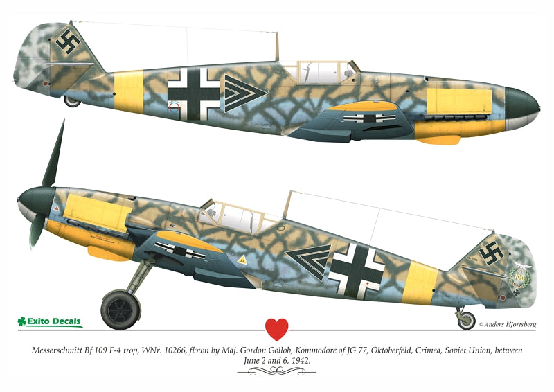Exito Decals EXED32010 Eastern Front Fighters Luftwaffe Aces 1:32